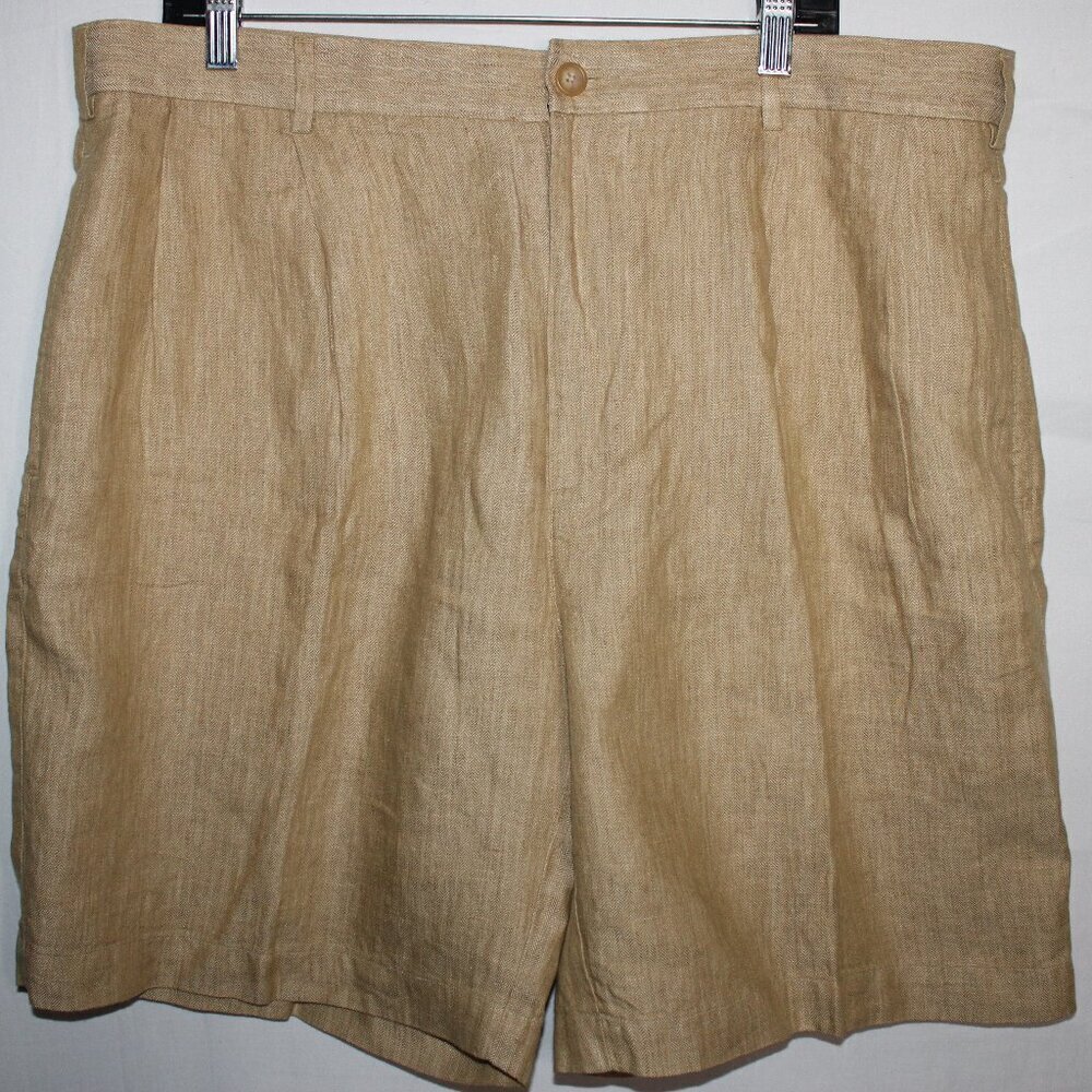Nautica Rigger Classic Fit Shorts | 40W | 100% Linen | 9" Inseam